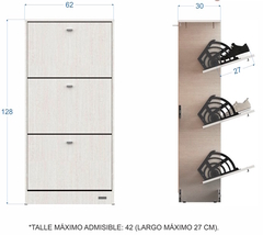 Zapatero 18 Pares Venecia - tienda online