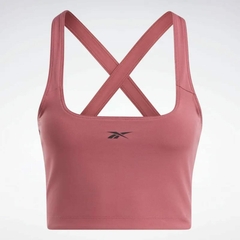 TOP YOGA PEACHED BRA TOP ROSE WOMEN REEBOK promo (IM4055)