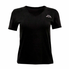 REMERA LOGO CABAS T-SHIRT BLACK WMNS KAPPA promo (K2351Q5GW-K005)