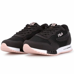 ZAPATILLA FILA EURO JOGGER SPORT MUJER NEGRO/ROSA (51U335X-3941) en internet