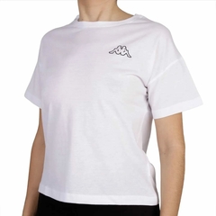 REMERA LOGO SILVA T-SHIRT WHITE WMNS KAPPA promo (K2331M2QW-K001)