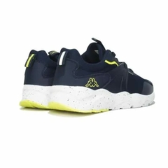 ZAPATILLAS LOGO MONTERO BLUE MARINE-GREEN LIME KAPPA (K1381U3IW-KA01K) en internet