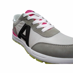 ZAPATILLAS LOS ANGELES II 31-36 GRIS/ROSA ADDNICE (LAII3136GR) - Mundo Sport