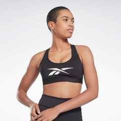 TOP S LUX VECTOR RACER BRA - BLACK WOMEN REEBOK promo (H51844)