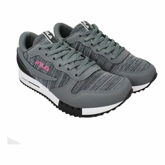 ZAPATILLA EURO JOGGER SPORT W GR/PL FILA (51U335X-3207) - Mundo Sport