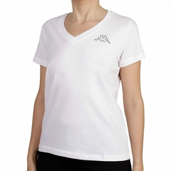 REMERA LOGO CASHU T-SHIRT WHITE WMNS KAPPA promo (K2331M2RW-K001)