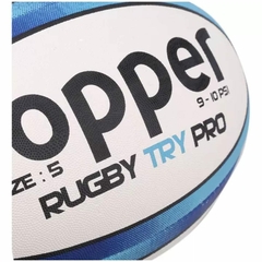 PELOTA TRY PRO - RUGBY Blanco TOPPER promo (173128) en internet