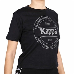 REMERA AUTHENTIC TRUKS BLACK WMNS KAPPA promo (K234145NW-K005)