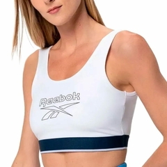 TOP RIE COTTON BRALETTE - WHITE WOMEN REEBOK promo (II3425)