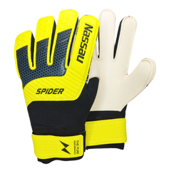 GUANTES DE ARQUERO ADULTO SPIDER AMA/NEGRO NASSAU (GK-SPI-C) - Mundo Sport