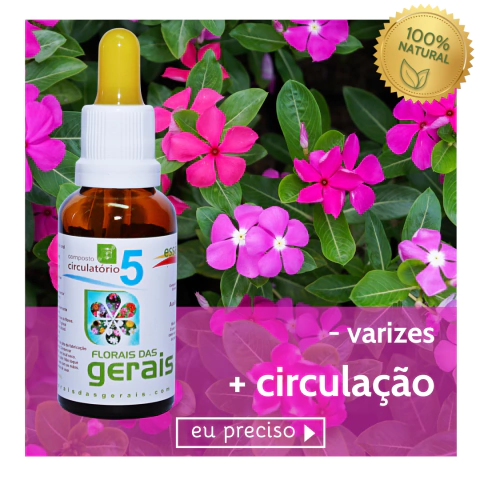 Composto Floral N°5 Circulatório 30ml - revenda - comprar online