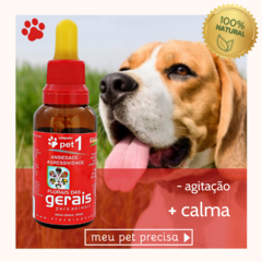 Composto Floral Pet 1 Ansiedade / Agressividade 30ml - revenda - comprar online