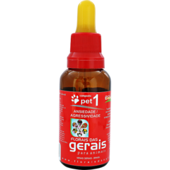 Composto Floral Pet 1 Ansiedade / Agressividade 30ml