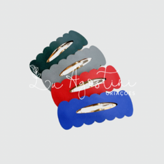 Kit montável tic tac retângulo escalope vermelho- 6 itens- 1 par - comprar online