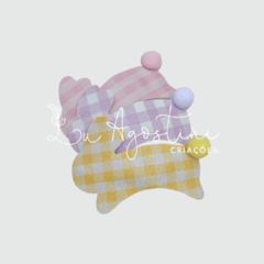 Capinha montável tic tac coelhinho lilás- 4 itens- 1 presilha na internet