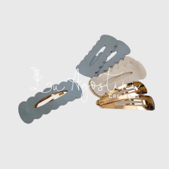 Kit montável tic tac retângulo escalope cinza- 6 itens- 1 par