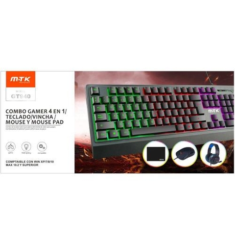 Combo Gamer 4 en 1 Mtk Gt940