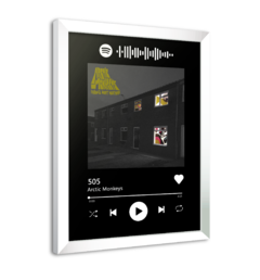 Quadro Interativo Spotify Arctic Monkeys - 505 na internet