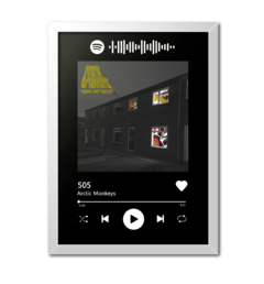 Quadro Interativo Spotify Arctic Monkeys - 505 - Imperium Posters