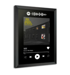 Quadro Interativo Spotify Arctic Monkeys - 505