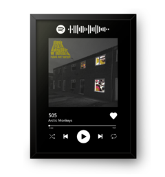 Quadro Interativo Spotify Arctic Monkeys - 505 - comprar online