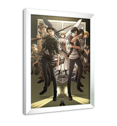 Quadro Poster Decorativo Attack on Titan na internet