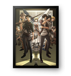 Quadro Poster Decorativo Attack on Titan - comprar online