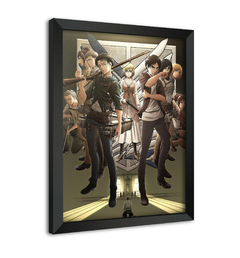 Quadro Poster Decorativo Attack on Titan