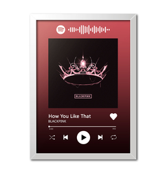 Quadro Poster Interativo Spotify BLACKPINK - How You Like That - Imperium Posters