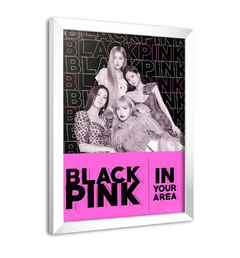 Quadro Poster Decorativo Blackpink - In Your Area na internet