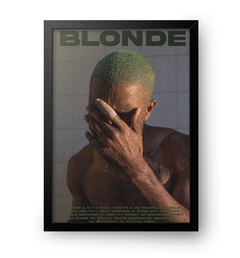 Quadro Poster Decorativo Frank Ocean Blonde - comprar online