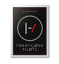 Quadro Poster Decorativo Twenty One Pilots Blurryface - Imperium Posters