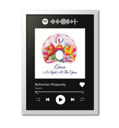 Quadro Interativo do Spotify Queen - Bohemian Rhapsody - Imperium Posters