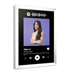 Quadro Interativo do Spotify Deja Vu - Olivia Rodrigo na internet