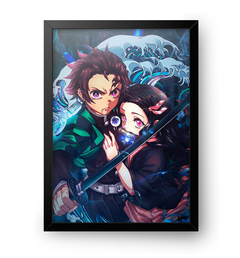 Quadro Poster Decorativo Demon Slayer Kimetsu no Yaiba - comprar online