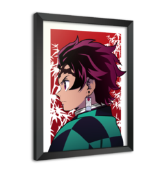Quadro Poster Decorativo Anime Demon Slayer