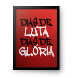 Quadro Poster Decorativo Charlie Brown Jr. Dias de Luta Dias de Glória - comprar online