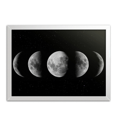 Quadro Poster Decorativo Fases da Lua - comprar online
