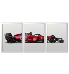 Kit Quadros Decorativos Ferrari F1