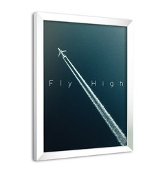 Quadro Poster Decorativo Avião Minimalista na internet
