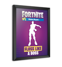Quadro Poster Decorativo Fortnite