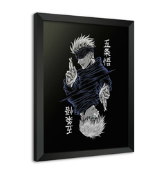 Quadro Poster Decorativo Satoru Gojo - Jujutsu Kaisen
