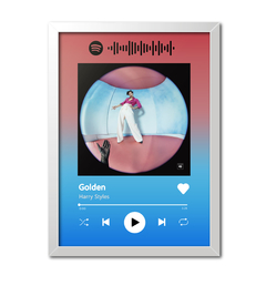 Quadro Interativo Spotify Harry Styles - Golden - Imperium Posters