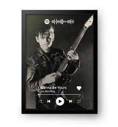 Quadro Interativo do Spotify Arctic Monkeys - I Wanna Be Yours - comprar online