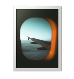 Quadro Poster Decorativo Janela Avião - Imperium Posters