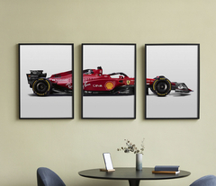 Kit Quadros Decorativos Ferrari F1 - loja online