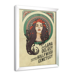 Quadro Poster Decorativo Lana Del Rey na internet