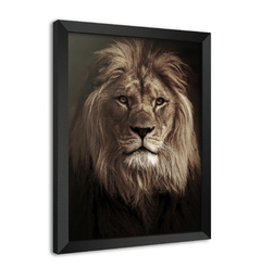 Quadro Poster Decorativo Leão
