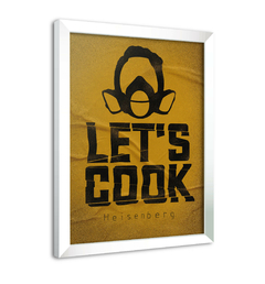 Quadro Poster Decorativo Breaking Bad - Let's Cook na internet