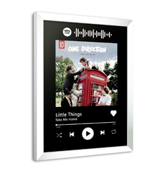 Quadro Interativo Spotify One Direction - Little Things na internet